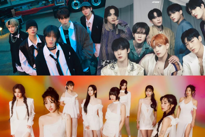 TXT, ATEEZ et TWICE sont les seuls artistes coréens à figurer sur la liste américaine des 10 albums les plus vendus au 1er semestre 2024