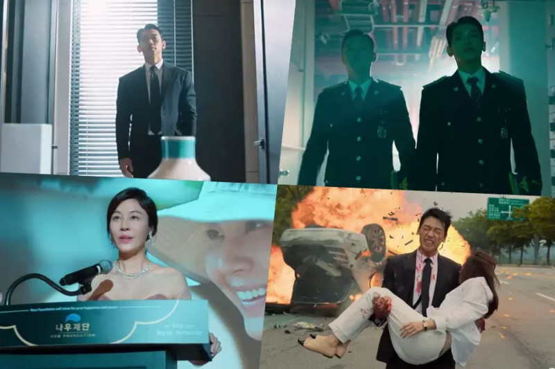 Bekijk: Rain beschermt Kim Ha Neul met alle macht terwijl hij op de moordenaar van zijn vriend jaagt in 'Red Swan'