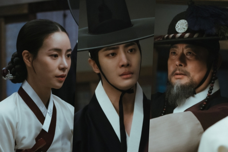 Lim Ji Yeon, Choo Young Woo og Sung Dong Il har en avslappende konfrontasjon i 'The Tale Of Lady Ok'