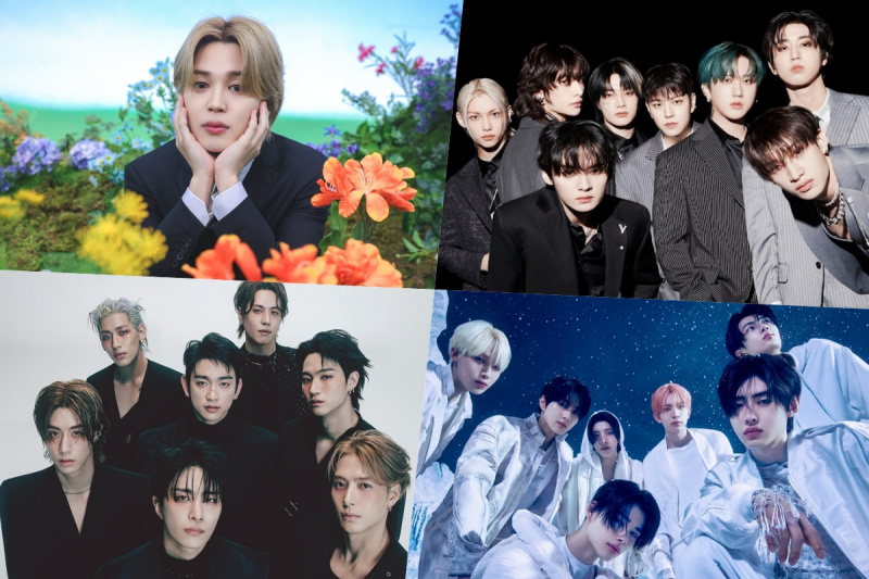 Джимін, блукаючі діти, GOT7, Enhypen, Le Sserafim, Illit, Ateez та інші топ -місця на чарті альбомів Billboard World