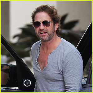 Gerard Butler, Los Angeles'taki Bir İş Toplantısına Doğru Yakışıklı Görünüyor | Gerard Butler