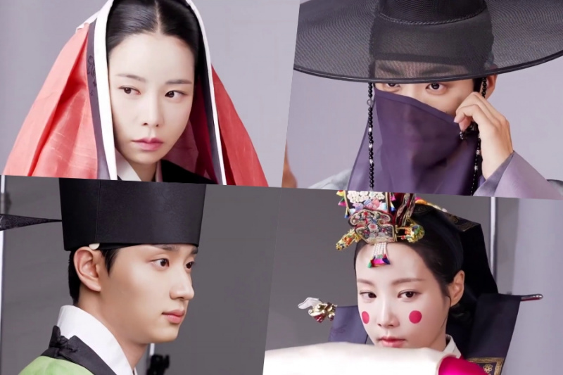 Ansehen: Lim Ji Yeon, Choo Young Woo, Kim Jae Won und Yeonwoo strahlen Eleganz im neuen Making-Of-Video „The Tale Of Lady Ok“ aus