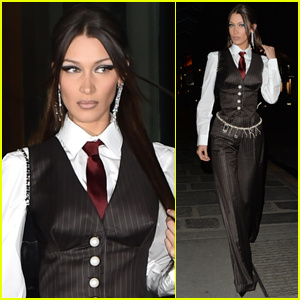 Bella Hadid rocker et voldsomt katteøje i løbet af natten i Paris | Bella Hadid