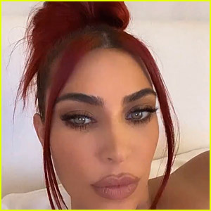 Kim Kardashian ra mắt mái tóc đỏ mới & Không, đó không phải là tóc giả! | kim kardashian
