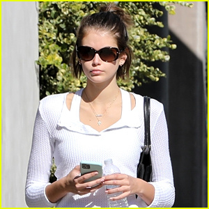 Kaia Gerber edzőteremben edz Los Angelesben | Kaia Gerber