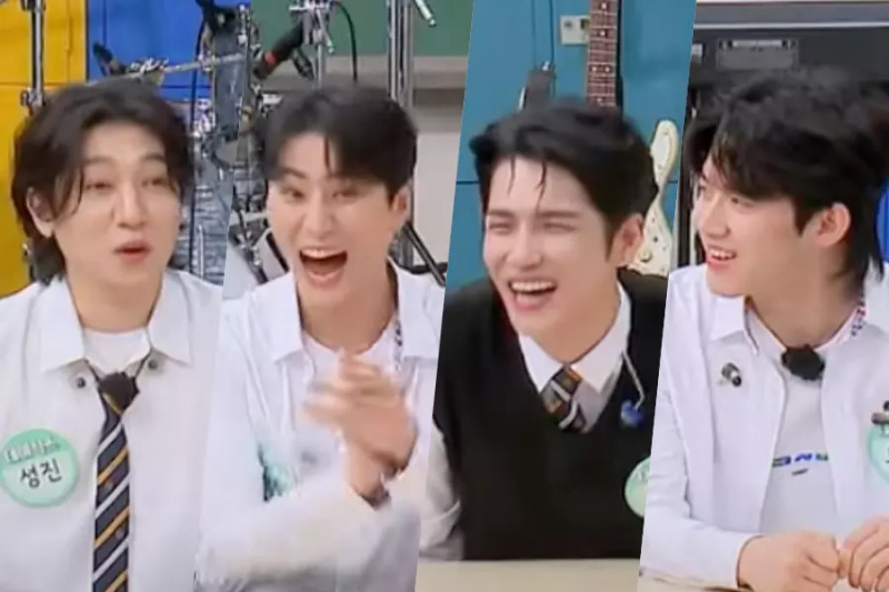 Regarder : DAY6 apparaît sur « Knowing Bros » + Sungjin danse avec Min Kyung Hoon dans un nouvel aperçu