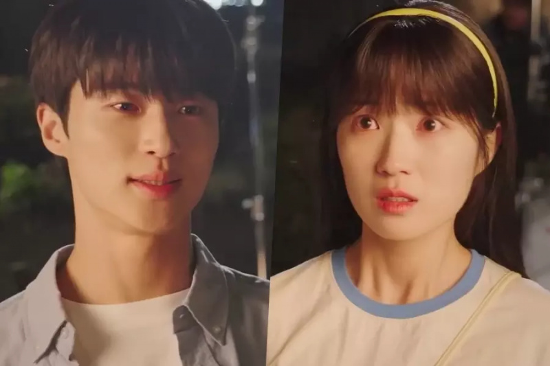 Assistir: Byeon Woo Seok e Kim Hye Yoon brincam brincando no set de “Lovely Runner”