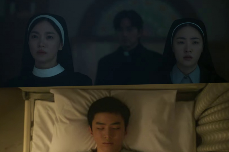 Se: Song Hye Kyo Goes To Any Length To Save Moon Woo Jin With Jeon Yeo Been og Lee Jin Uk's Help In 'Dark Nuns' Trailer