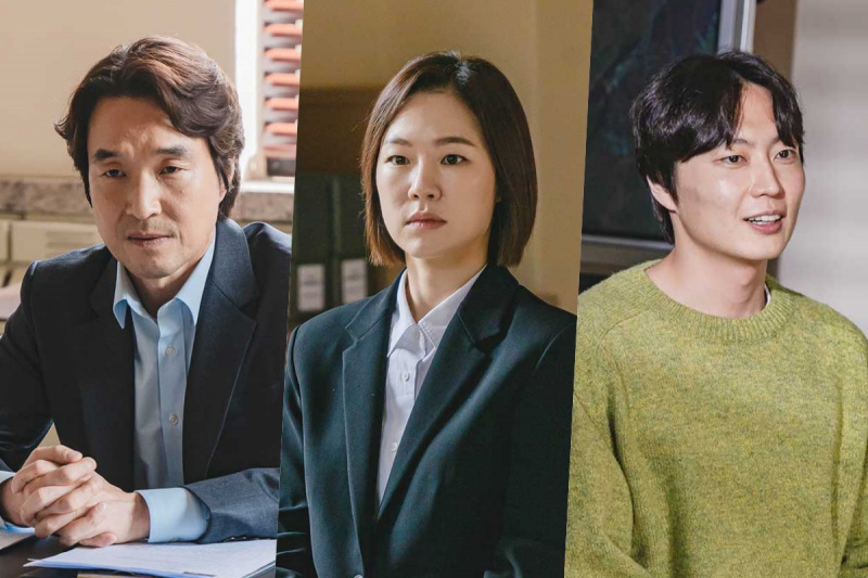 Han Suk Kyu phỏng vấn Han Ye Ri và Noh Jae Won là ứng cử viên cho đội của anh trong bộ phim tâm lý kinh dị 'Doubt'