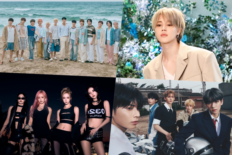 SEVENTEEN, Jimin, aespa, TXT, Kep1er, Stray Kids, ENHYPEN i inni zajmują najwyższe miejsca na liście albumów światowych Billboardu