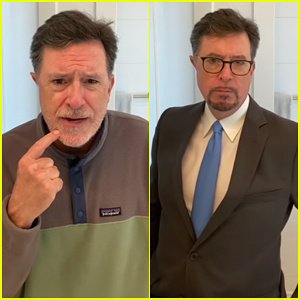 Stephen Colbert ohjaa Tony Starkia parran ajettuaan Late Show'ssa! | Stephen Colbert