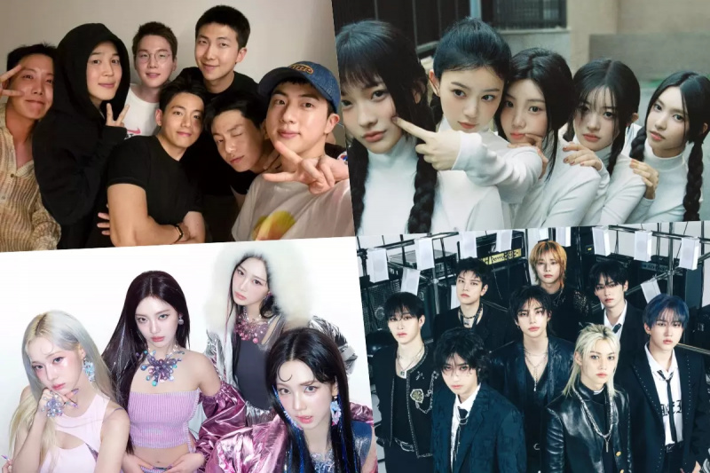 BTS, ILLIT, aespa ir pasiklydę vaikai uždirba deimantų, platinos ir aukso sertifikatus, kad galėtų transliuoti Japonijoje