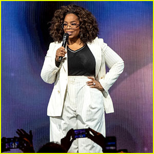Oprah Winfrey padla na odru med govorom o ravnotežju | Oprah Winfrey