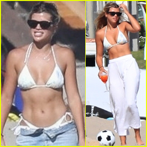 Sofia Richie Memamerkan Otot Perut Super Kencang di Siang Hari di Pantai! | Sofia Richi
