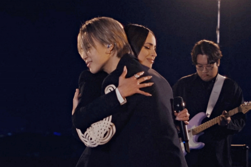 Obejrzyj: Jimin i Sofia Carson z BTS wykonują razem „Slow Dance” w specjalnym klipie na żywo