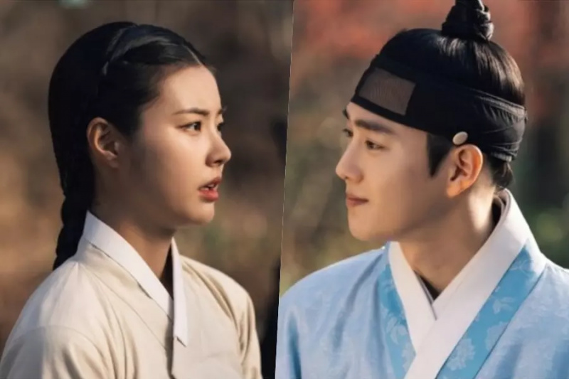EXOs Suho og Hong Ye Ji Bicker ved en korsvej i 'Missing Crown Prince'