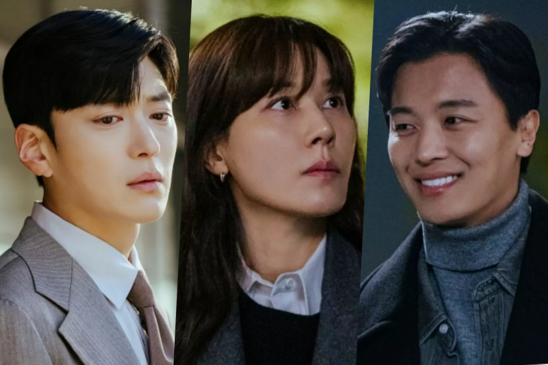 Kim Ha Neul staat op een kruispunt tussen Jang Seung Jo en Yeon Woo Jin in 'Nothing Uncovered'