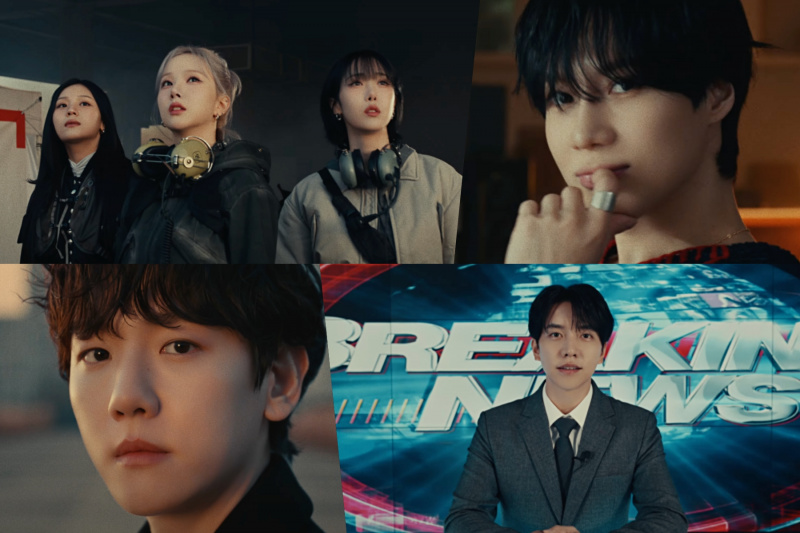 시청: EXO-CBX, 태민, 이승기, VIVIZ 등 ONE HUNDRED의 소속사 전체 MV에서 '마지막 크리스마스'인 것처럼 축하