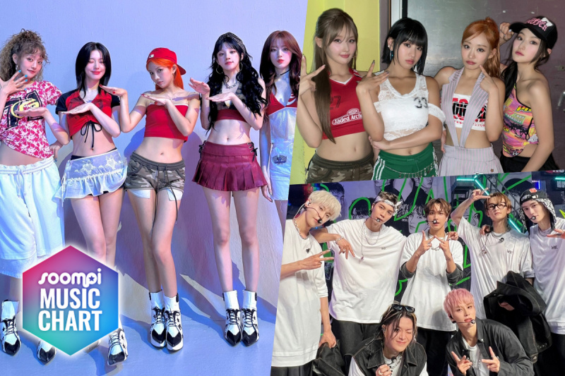 Soompijeva K-pop glasbena lestvica 2024, julij, 4. teden