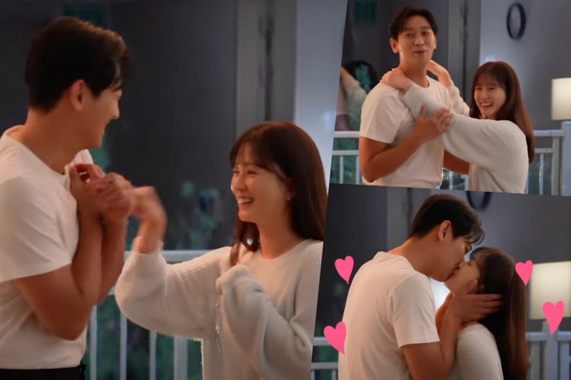 Xem: Ju Ji Hoon và Jung Yu Mi ngượng ngùng và vui tươi khi quay cảnh hôn trên phim trường 'Love Your Enemy'