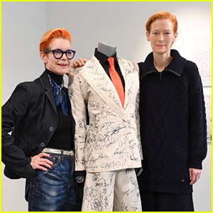 Tilda Swinton kirjutab oksjonile alla kuulsuste allkirjadega ülikonnale!