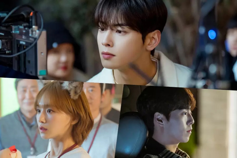 Cha Eun Woo, Park Gyu Young e Lee Hyun Woo mostrano la loro dedizione dietro le quinte di 'A Good Day To Be A Dog'