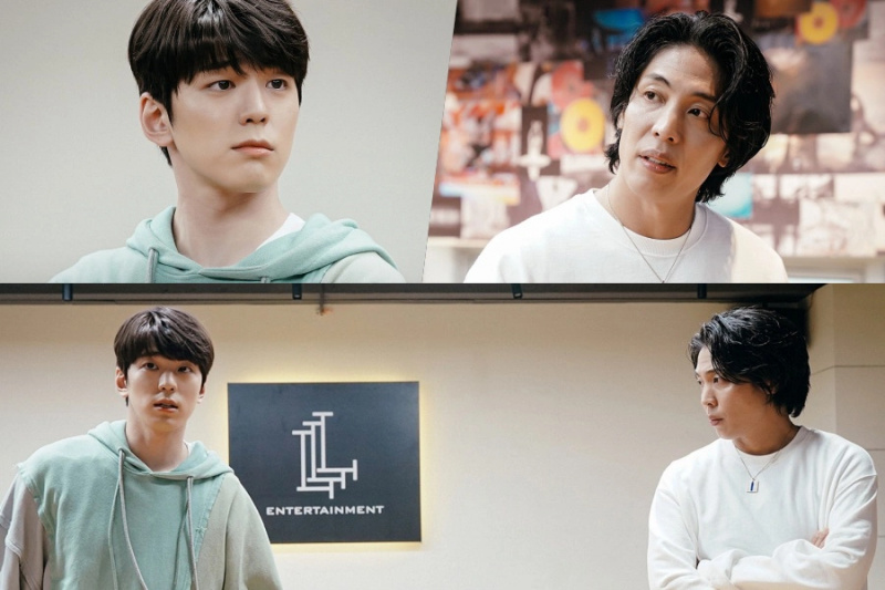 Kim Min Kyu se trudi obdržati korak med plesnim treningom z J Blackom v “The Heavenly Idol”