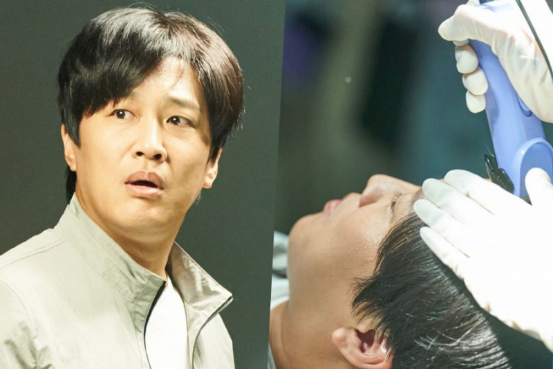 Cha Tae Hyun è sul tavolo operatorio ed è pronto a farsi rasare i capelli nel prossimo dramma