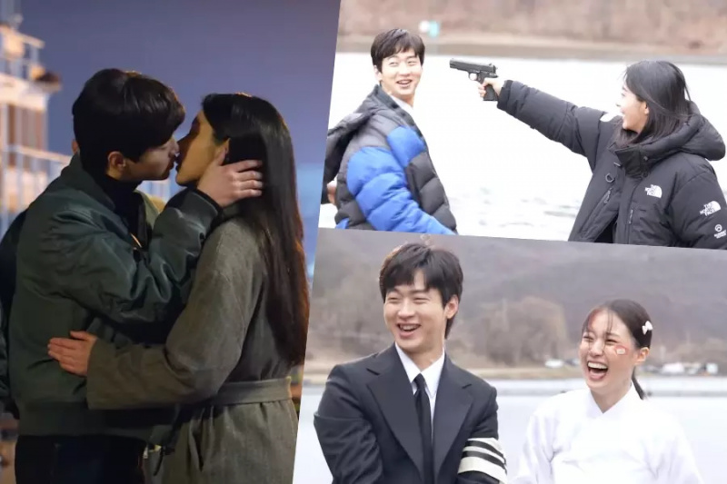 Jang Dong Yoon filme une scène de doux baiser avec Seol In Ah + fait rire les acteurs et l'équipe d''Oasis' sur le plateau