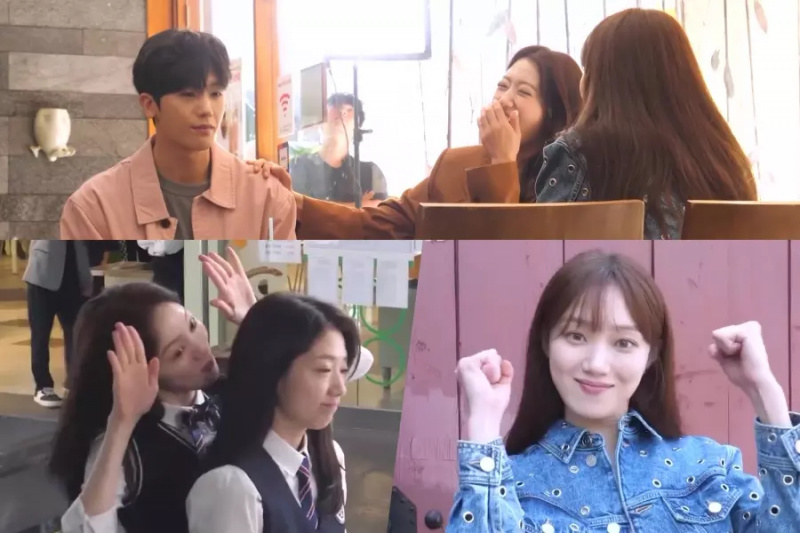 Mireu: Lee Sung Kyung broma hilarant amb Park Shin Hye i Park Hyung Sik al plató de 'Doctor Slump'