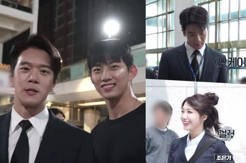 Panoorin: Sina Taecyeon, Jung Eun Ji, At Ha Seok Jin ay Mapaglaro sa Likod ng mga Eksena ng “Blind”