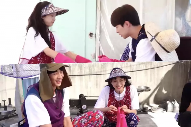 Panoorin: Han Ji Hyun, Bae In Hyuk, At Kim Hyun Jin Dirty Kamay Sa Likod ng Mga Eksena ng “Cheer Up”