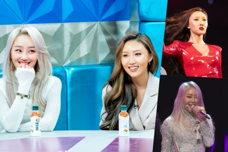 효린과 마마무 화사, 논란이 되고 있는 시상식 퍼포먼스 의상 공유