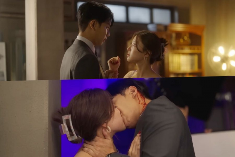 Ansehen: Lee Se Young und Lee Seung Gi gaben perfekt den Ton an, um ihren 1. „Erwachsenen“-Kuss in „The Law Cafe“ zu filmen