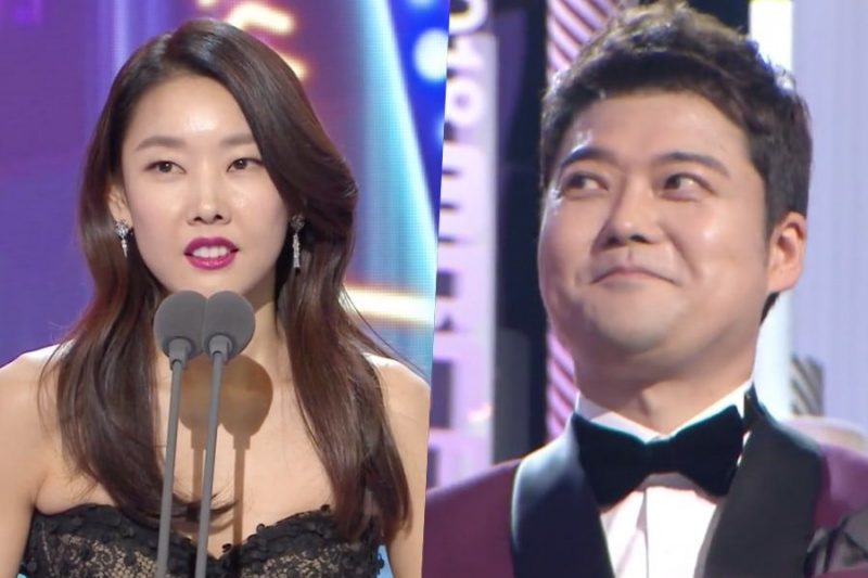 Han Hye Jin تعبر عن حبها لـ Jun Hyun Moo خلال خطاب قبول الجائزة