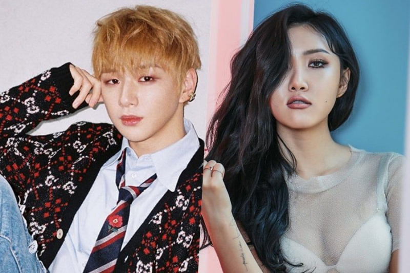 Wanna One's Kang Daniel اور MAMAMOO's Hwasa 2018 MBC Entertainment Awards میں شرکت کے لیے