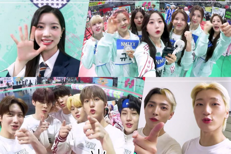 Assista: Dahyun, NMIXX, TNX, ATEEZ e mais do TWICE provocam o “2022 Idol Star Athletics Championships” e pedem aos fãs que sintonizem